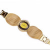 Unique Design Full Golden Alloy Dress Wristwatch