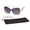 Pearl Oval Sunglasses Women with Logo