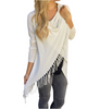 Fashion Tops Tassel Irregular Tee Shirt