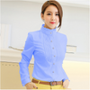 Profession Long-Sleeved Chiffon Blouse