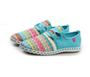 Candy Stripe Lovers Men And Women's Flats Out-cuts