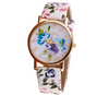 Trendy Fashion Flower Patterns Dress Watches