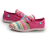 Candy Stripe Lovers Men And Women's Flats Out-cuts